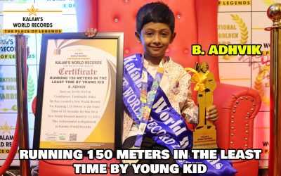 Running 150 Meters In The Least Time By Young Kid