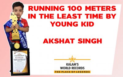 Running 100 Meters In The Least Time By Young Kid
