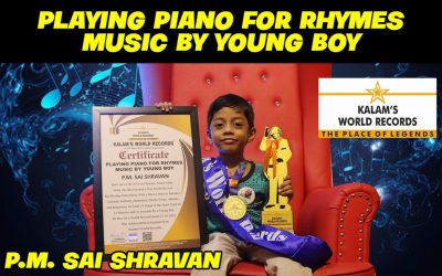 Playing Piano For Rhymes Music By Young Boy