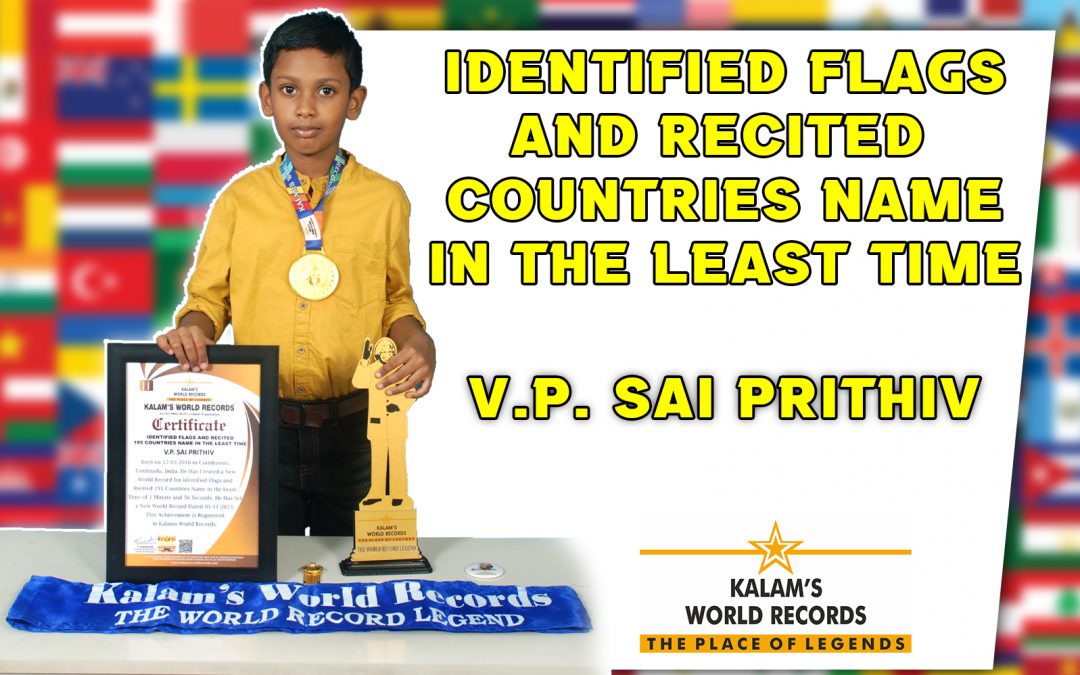Identified Flags And Recited 195 Countries Name In The Least Time