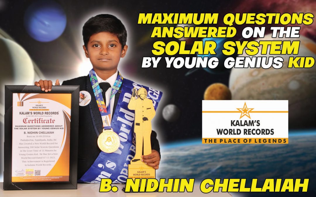 Maximum Questions Answered on the Solar System by Young Genius Kid