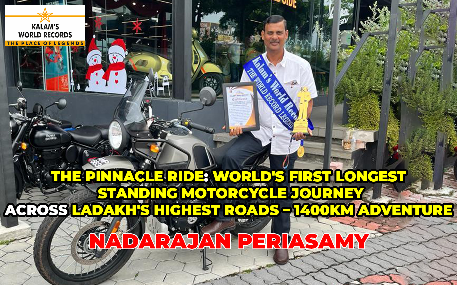 The Pinnacle Ride: World's First Longest Standing Motorcycle