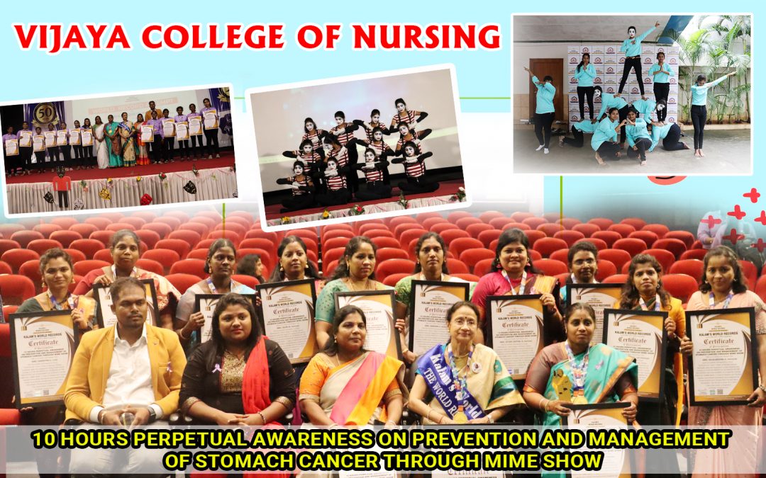 10 Hours Perpetual Awareness on Prevention and Management of Stomach Cancer Through Mime Show