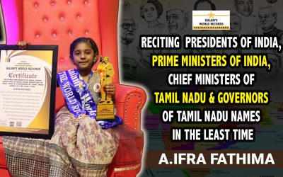 Reciting  Presidents Of India, Prime Ministers Of India, Chief Ministers Of Tamil Nadu & Governors Of Tamil Nadu Names In The Least Time