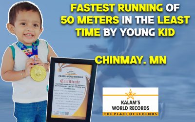 Fastest Running of 50 Meters in the Least Time by Young Kid