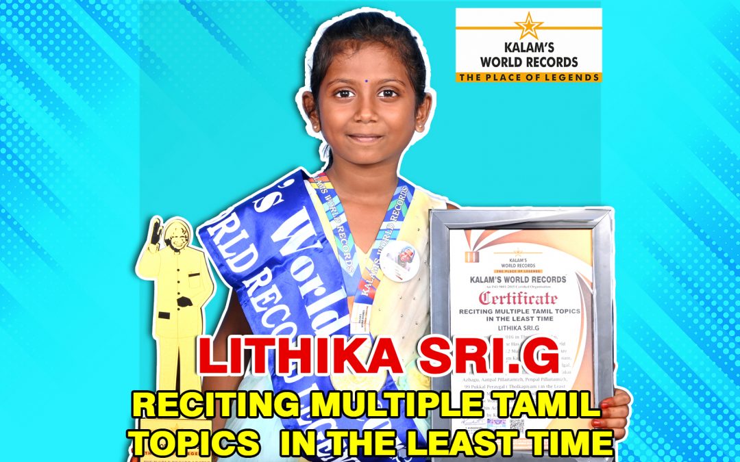 Reciting Multiple Tamil Topics  In The Least Time