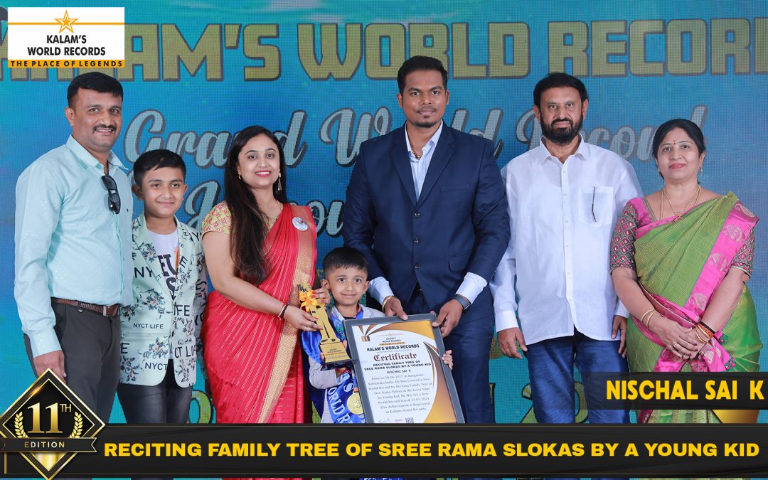 Reciting Family Tree of Sree Rama Slokas by a Young Kid