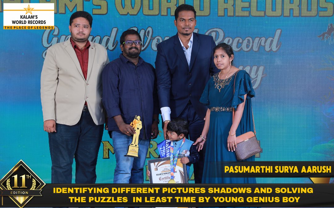 Identifying Different Pictures Shadows and Solving the Puzzles  in Least Time by Young Genius Boy