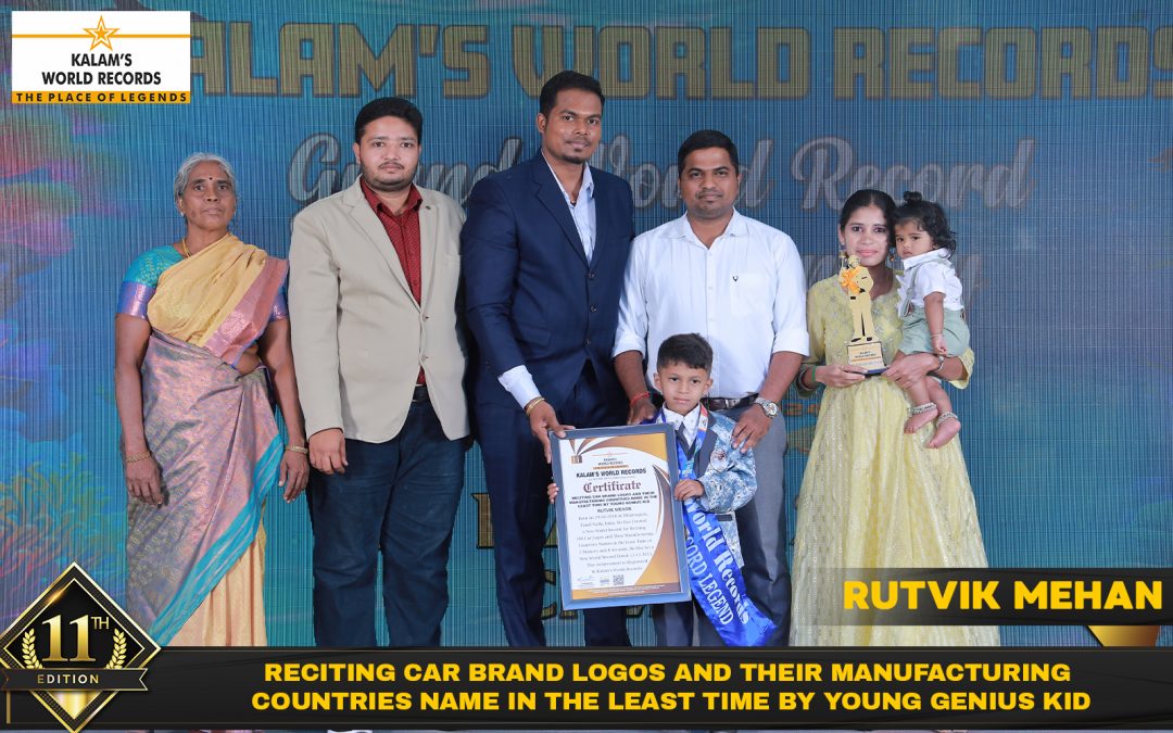 Reciting Car Brand Logos and Their Manufacturing Countries Name in the Least Time by Young Genius Kid