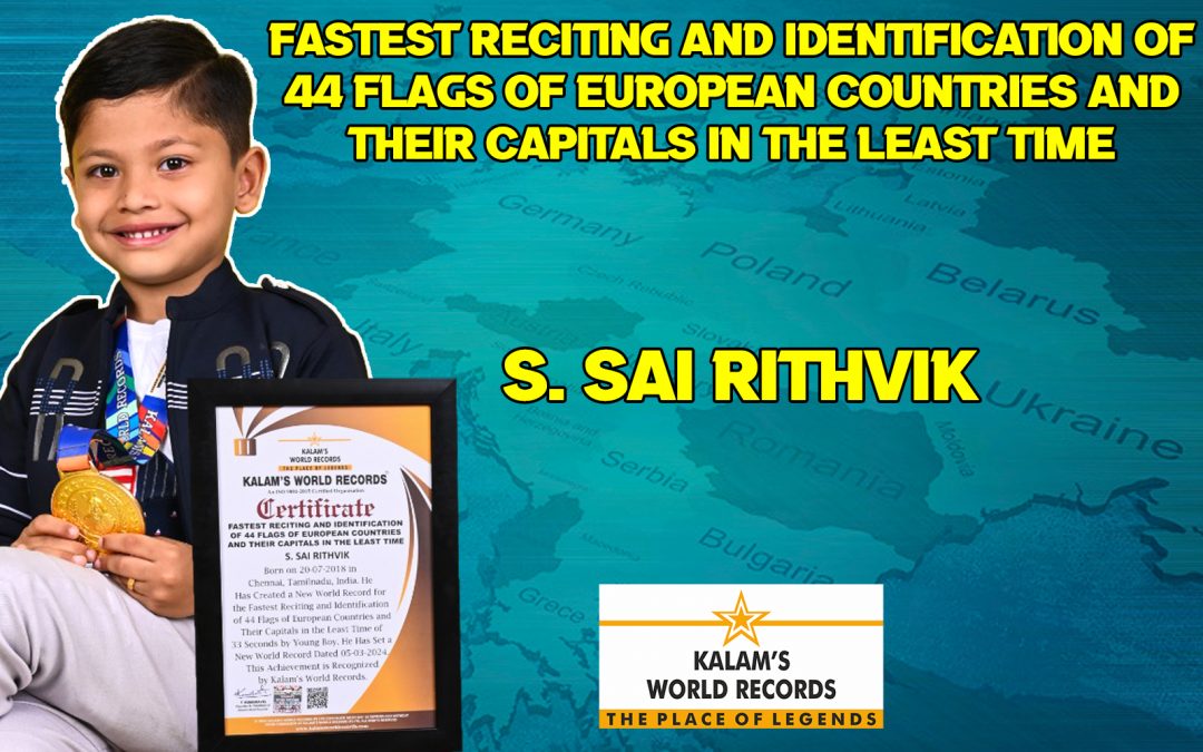 Fastest Reciting and Identification of 44 Flags of European Countries and Their Capitals in the Least Time