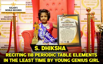 Reciting 118 Periodic Table Elements in the Least Time by Young Genius Girl