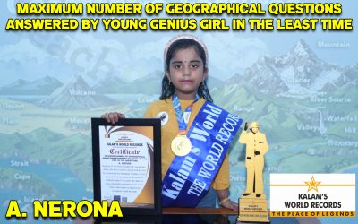 Maximum Number of Geographical Questions Answered by Young Genius Girl in the Least Time