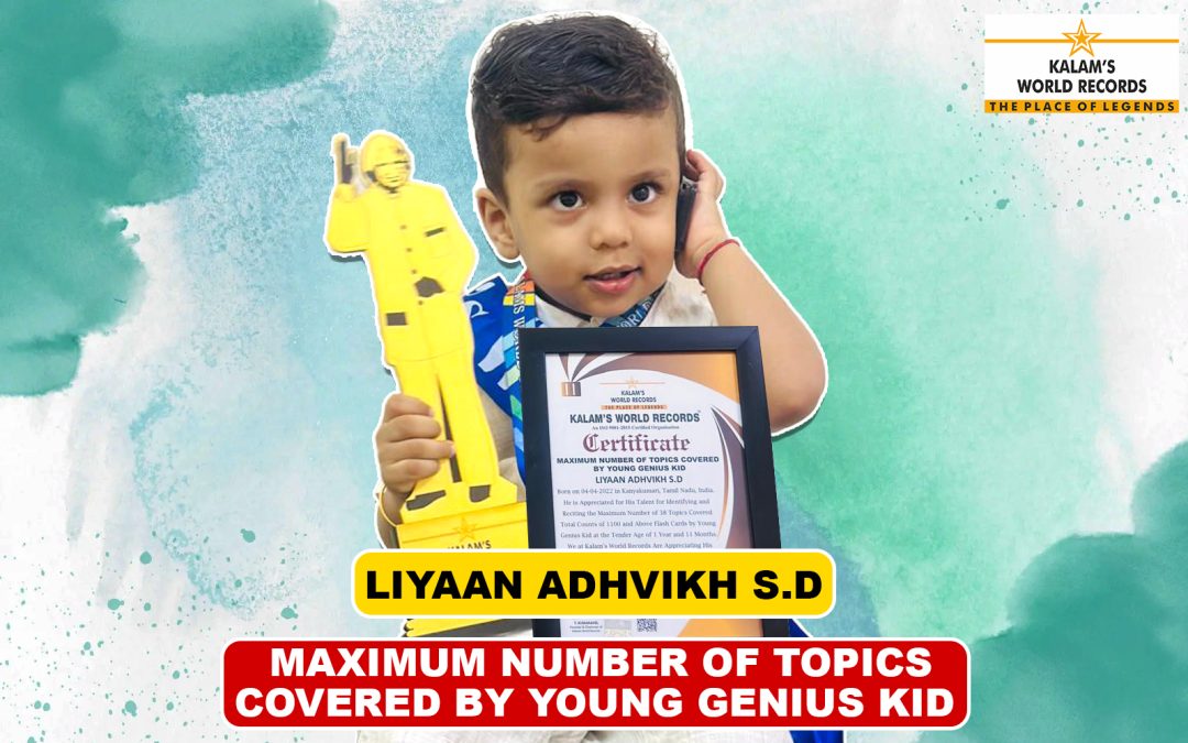 Maximum Number of Topics Covered by Young Genius Kid
