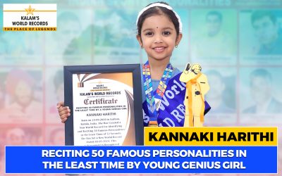 Reciting 50 Famous Personalities in the Least Time by Young Genius Girl