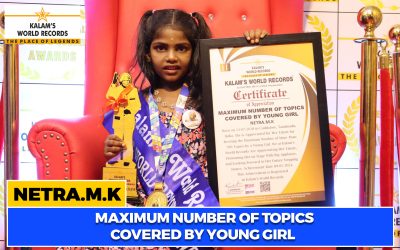 Maximum Number of Topics Covered by Young Girl