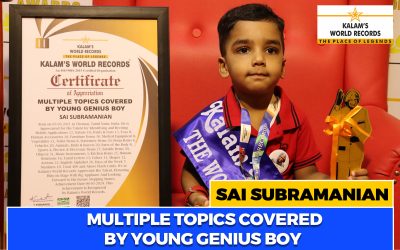 Multiple Topics Covered by Young Genius Boy