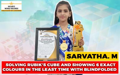 Solving Rubik’s Cube and Showing 6 Exact Colours in the Least Time With Blindfolded