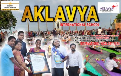 Maximum Number  of Rubik’s Cubes Solved While Performing Yoga Poses and Emphasizing Women’s Empowerment on International Yoga Day-2024