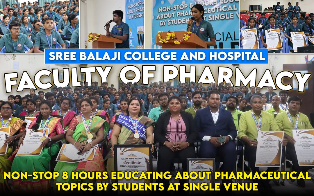 Non-Stop 8 Hours Educating About Pharmaceutical Topics by Students at Single Venue