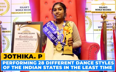 Performing 28 Different Dance Styles of the Indian States in the Least Time