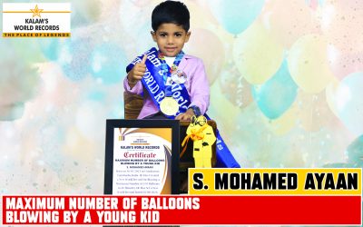 Maximum Number of Balloons Blowing by a Young Kid