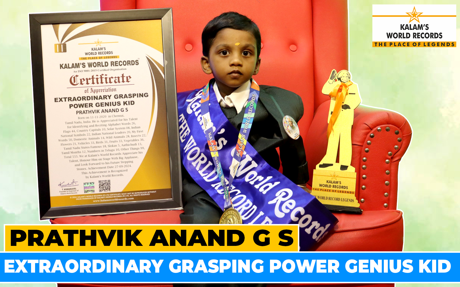 Extraordinary Grasping Power Genius Kid