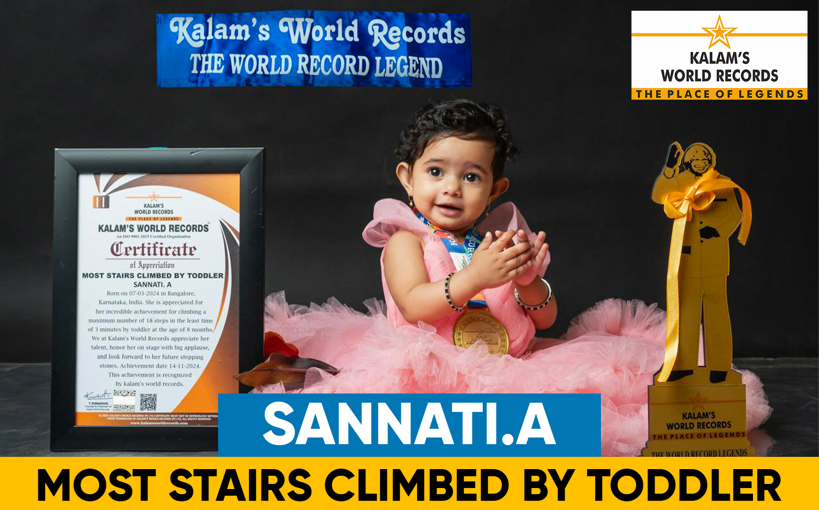 Most Stairs Climbed by Toddler