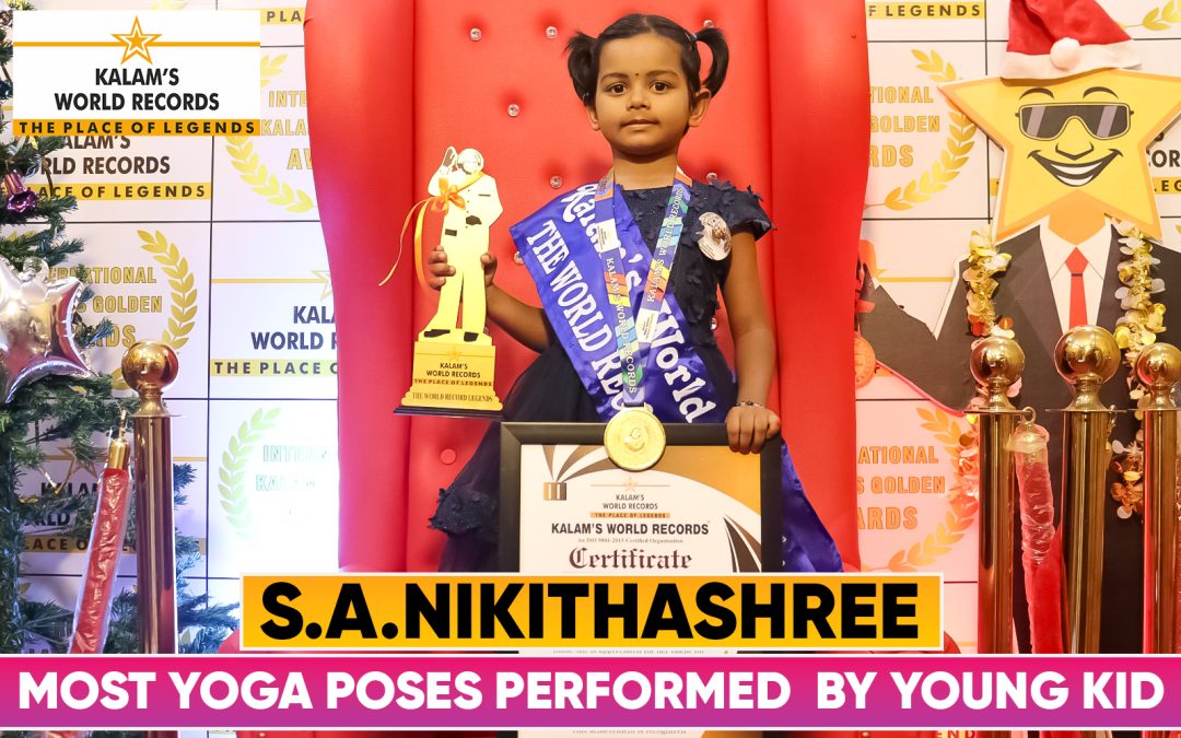 Most Yoga Poses Performed  by Young Kid