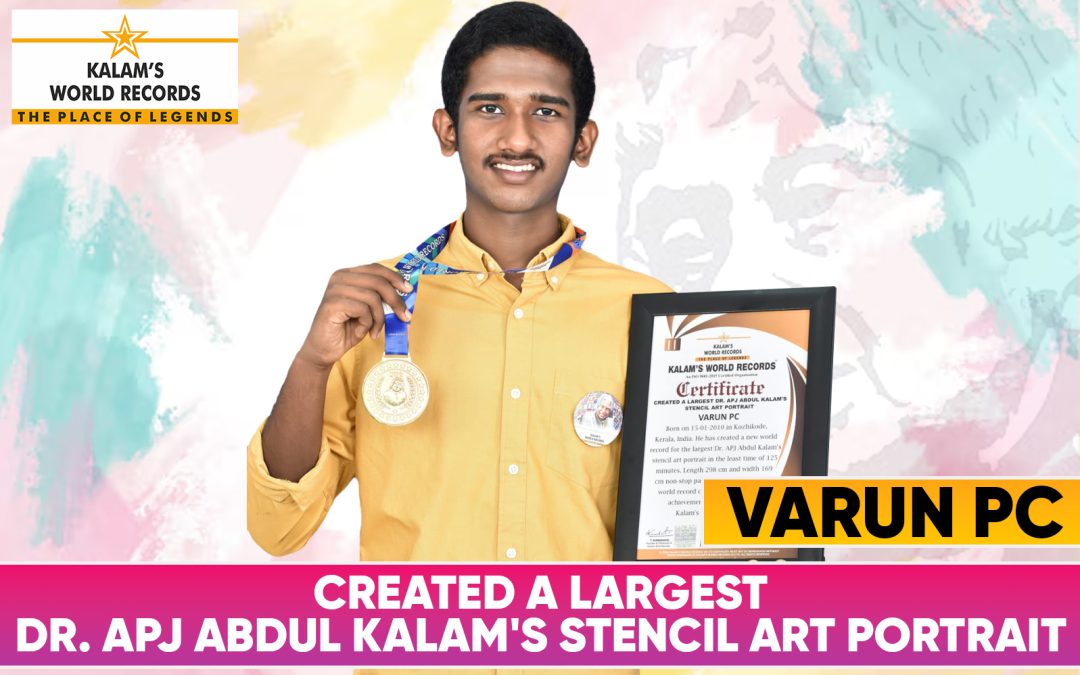Created a Largest Dr. APJ Abdul Kalam’s Stencil Art Portrait