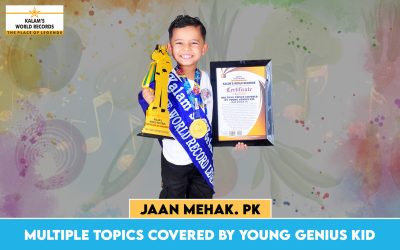 Multiple Topics Covered by Young Genius Kid