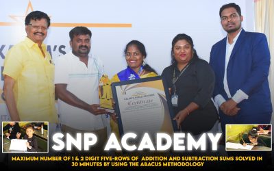 Maximum Number of 1 & 2 Digit Five-rows of Addition and Subtraction Sums Solved in 30 Minutes by Using the Abacus Methodology