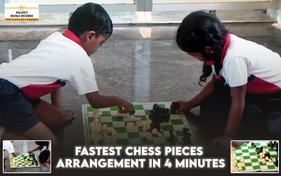 Fastest Chess Pieces Arrangement in 4 Minutes