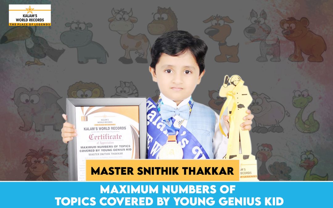 Maximum Number of Topics Covered by Young Genius Kid