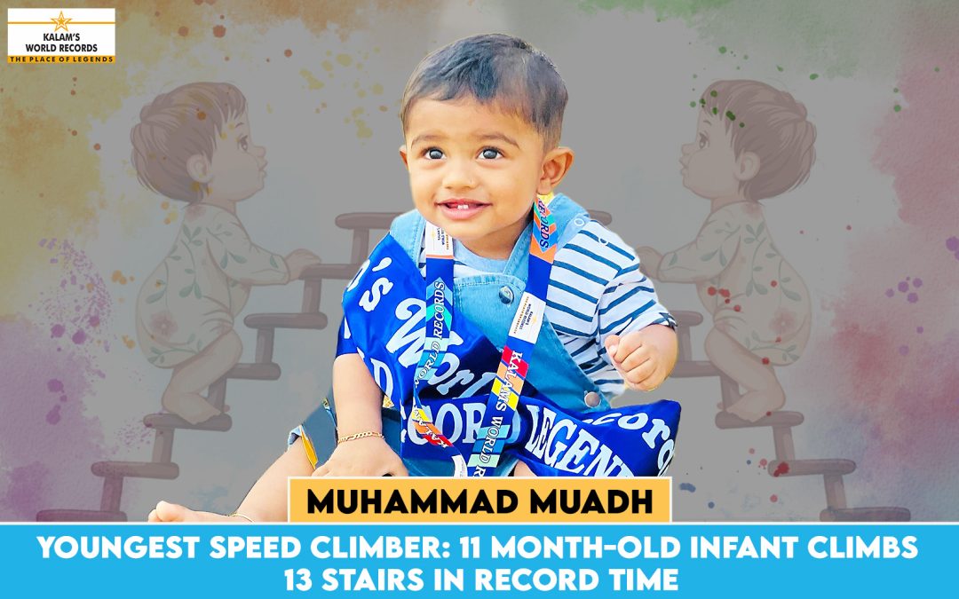 Youngest Speed Climber: 11 Month-old Infant Climbs 13 Stairs in Record Time