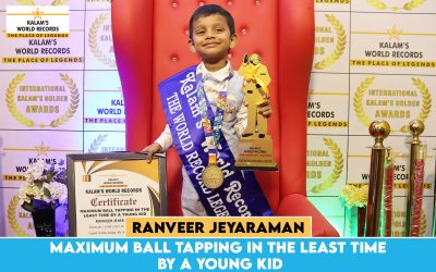 Maximum Ball Tapping in the Least Time by a Young Kid