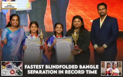Fastest Blindfolded Bangle Separation in Record Time
