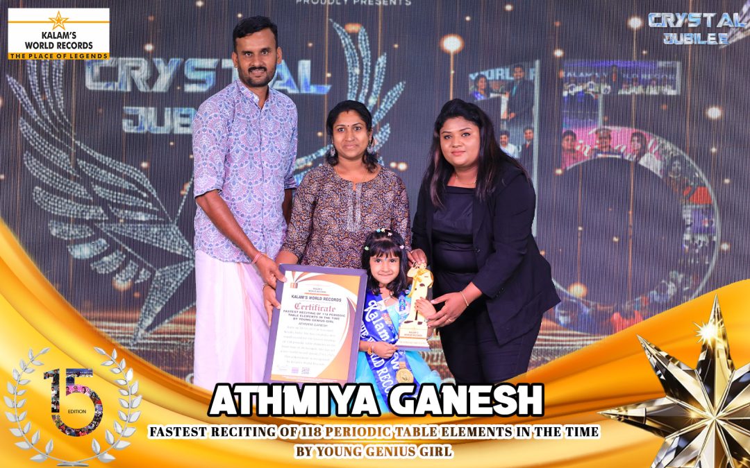 Fastest Reciting of 118 Periodic Table Elements in the Time by Young Genius Girl