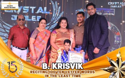 Reciting 100 Ten Letter Words in the Least Time