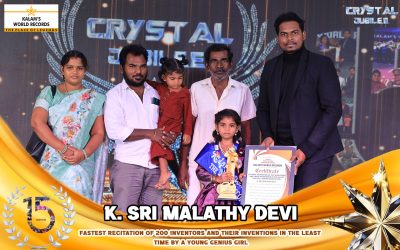 Fastest Recitation of 200 Inventors and Their Inventions in the Least Time by a Young Genius Girl