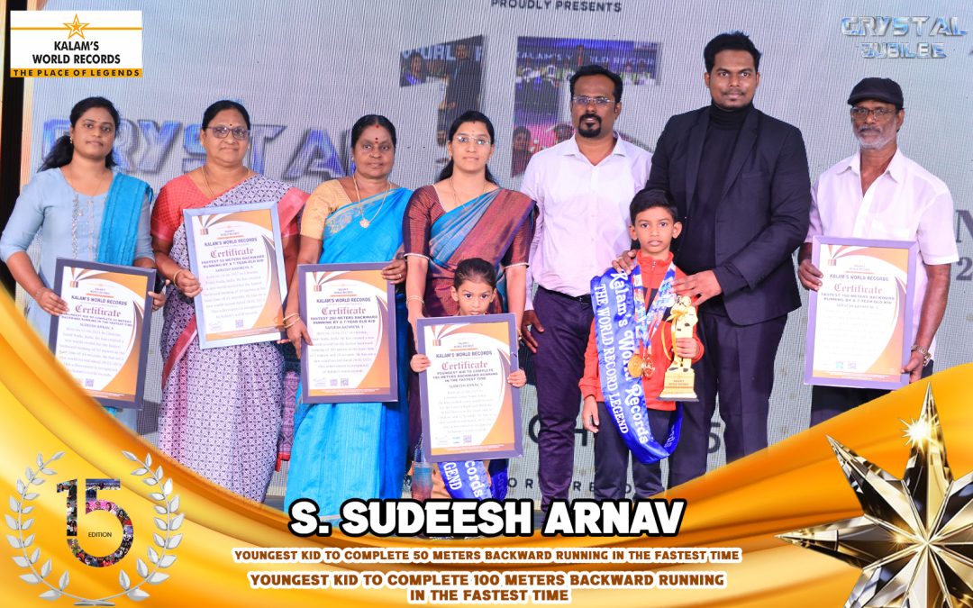 Youngest Kid to Complete 50 Meters Backward Running in the Fastest Time & Youngest Kid to Complete 100 Meters Backward Running in the Fastest Time