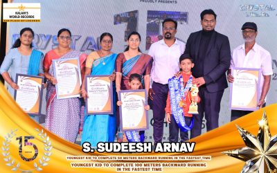 Youngest Kid to Complete 50 Meters Backward Running in the Fastest Time & Youngest Kid to Complete 100 Meters Backward Running in the Fastest Time