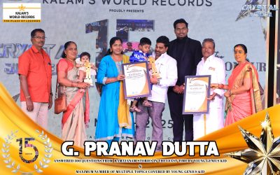 Answered 100 Questions From Ramayanam Stories in the Least Time by a Young Genius Kid & Maximum Number of Multiple Topics Covered by a Young Genius Kid