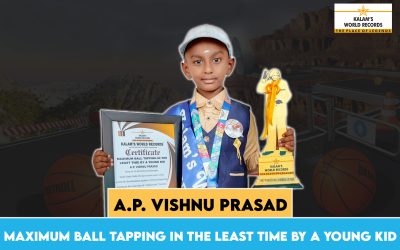 Maximum Ball Tapping in the Least Time by a Young Kid