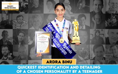 Quickest Identification and Detailing of a Chosen Personality by a Teenager