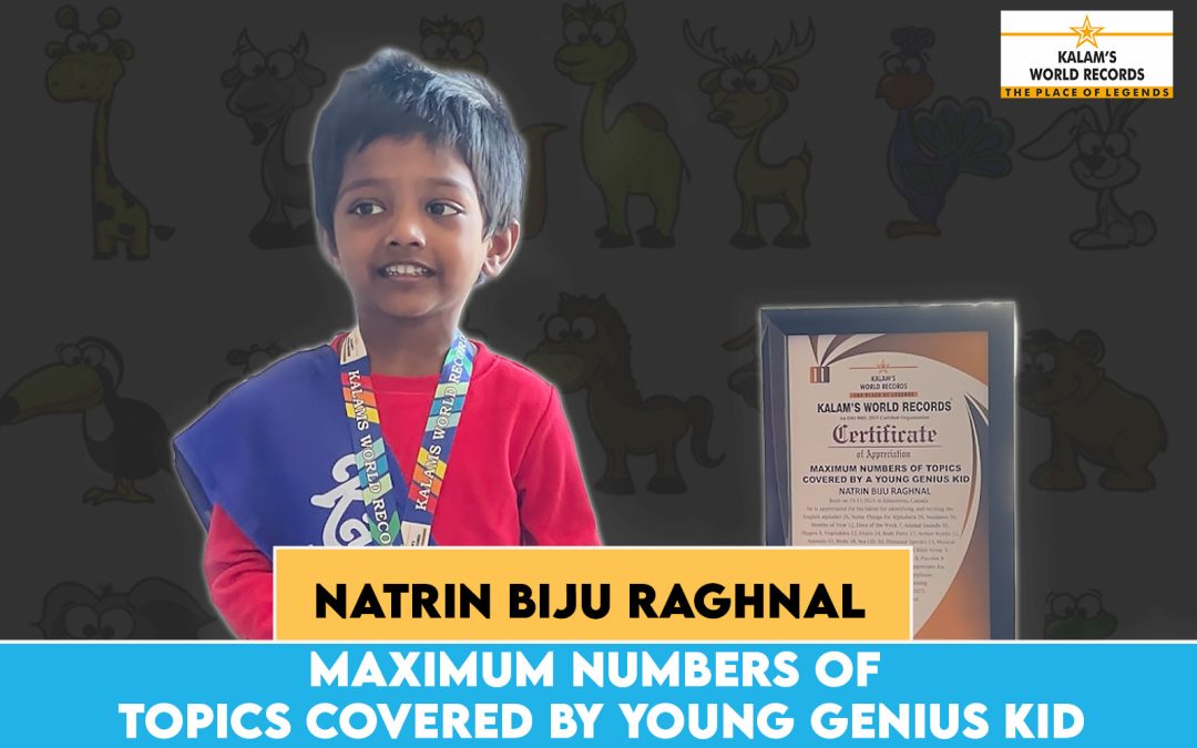 Maximum Numbers of Topics Covered by Young Genius Kid