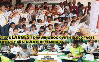 World’s Largest Drawing Book With 10,000 Pages Created by 45 Students in 75 Minutes