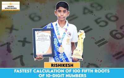 Fastest Calculation of 100 Fifth Roots of 10-digit Numbers