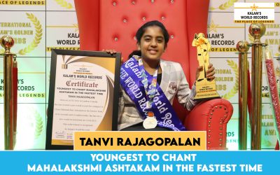 Youngest to Chant Mahalakshmi Ashtakam in the Fastest Time