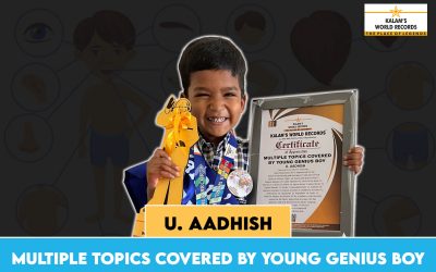 Multiple Topics Covered by Young Genius Boy