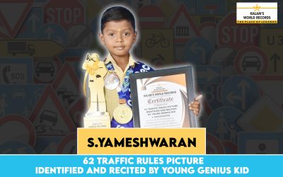 62 Traffic Rules Picture Identified and Recited by Young Genius Kid